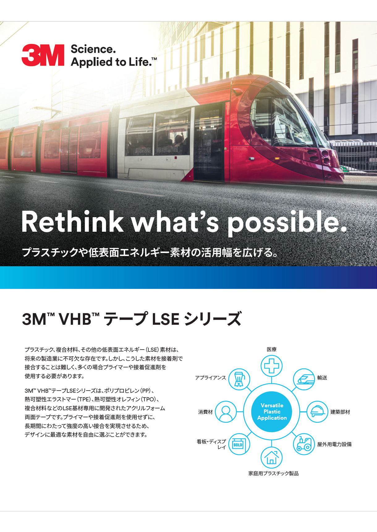 3M™ VHB™ テープ LSE シリーズ